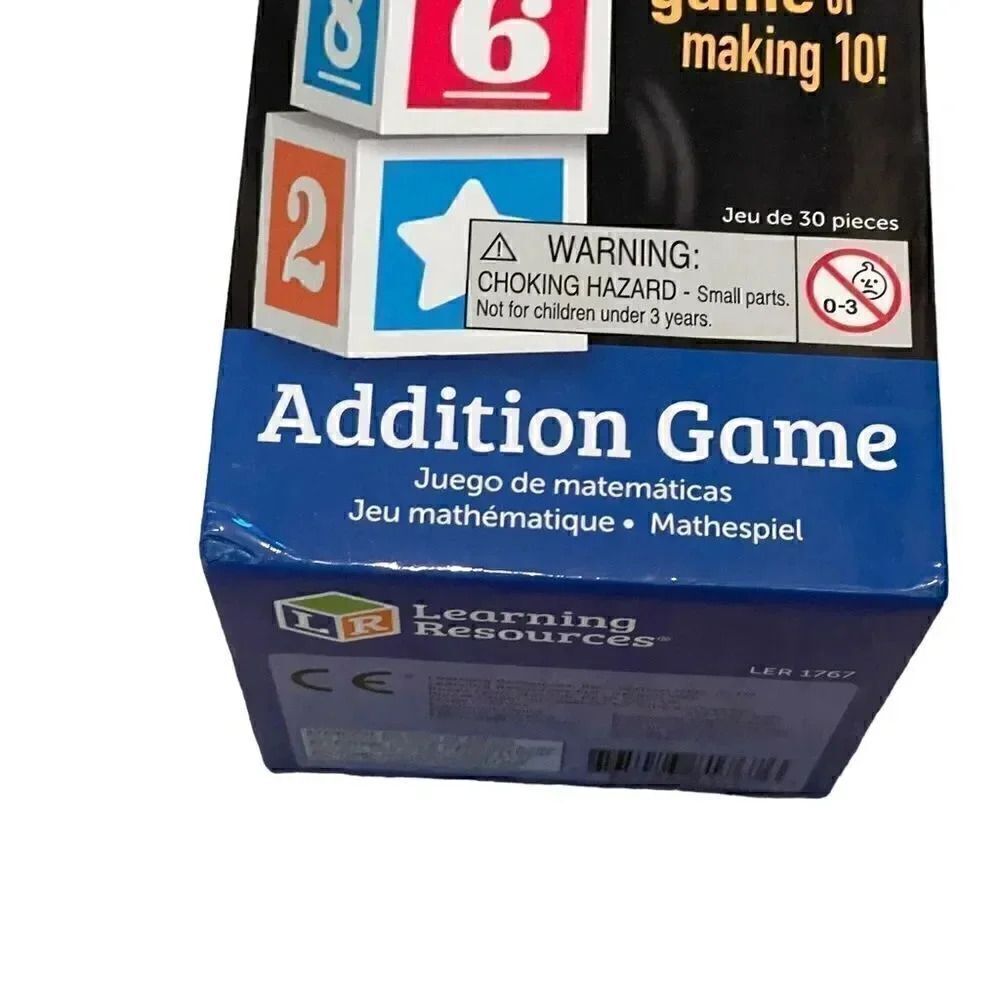 LEARNING RESOURCES 10 to the Top 30 Soft Blocks Stacking Addition Game - Picture 5 of 6